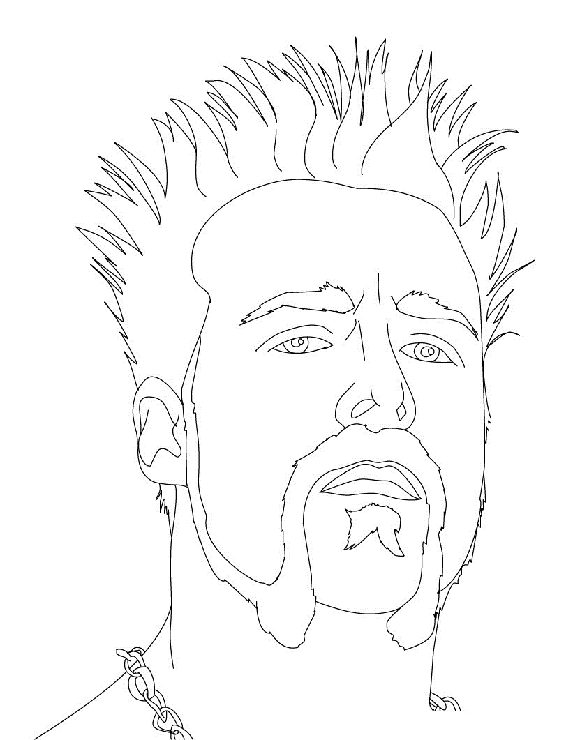 Coloring Pages Wrestling 54