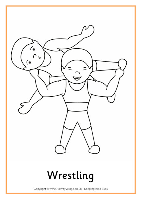 Coloring Pages Wrestling 57