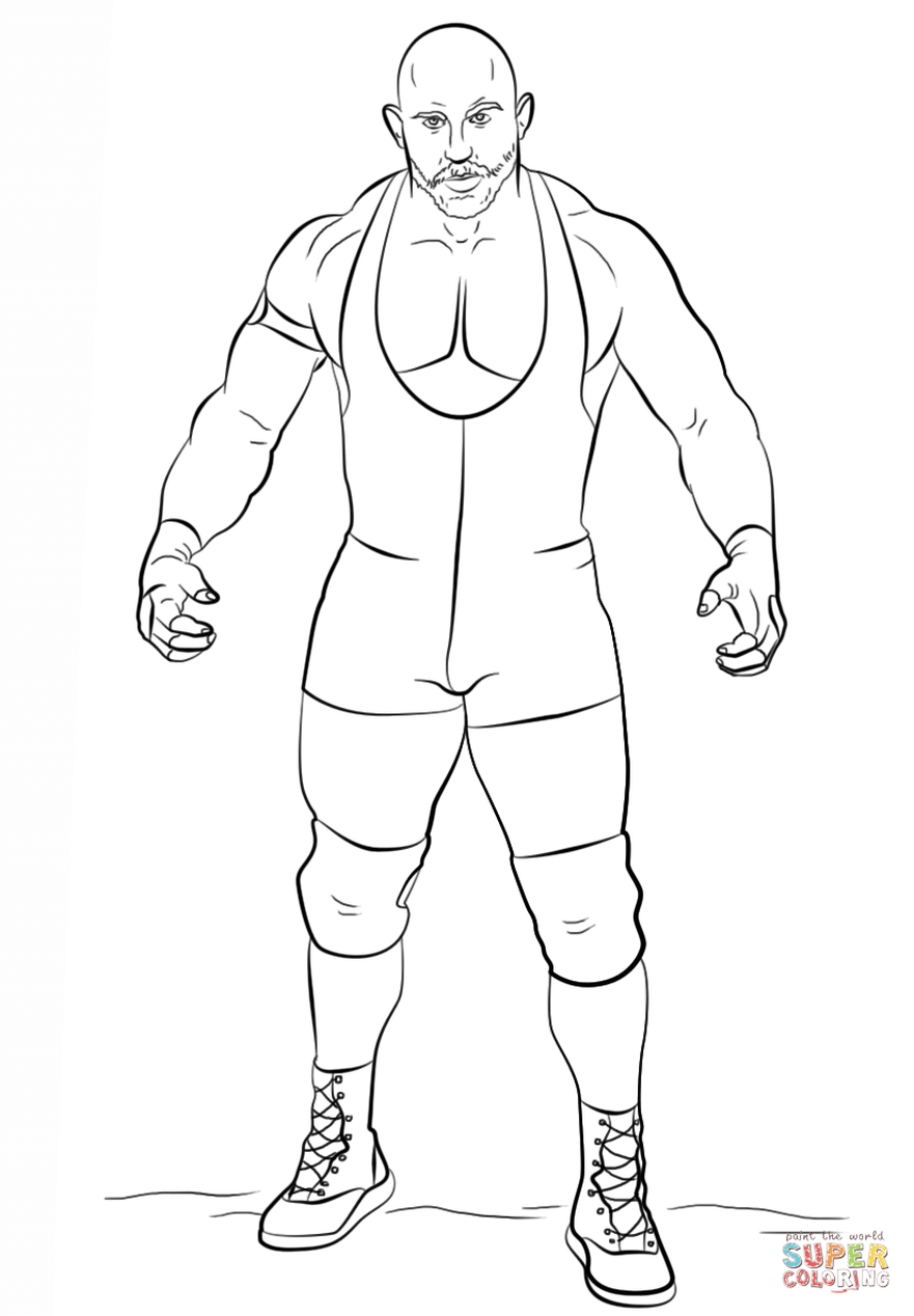 Coloring Pages Wrestling 76