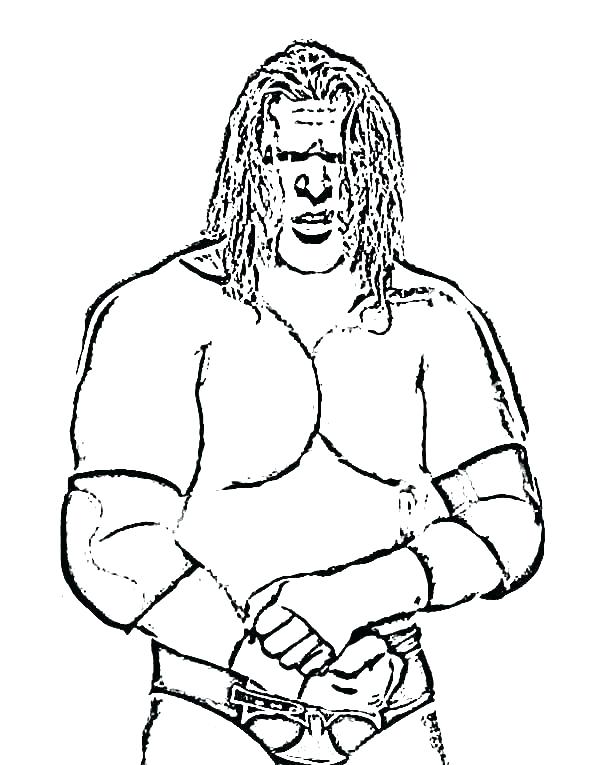 Coloring Pages Wrestling 77