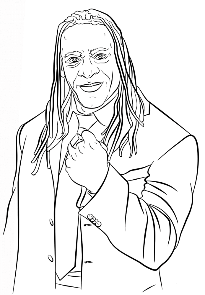 Coloring Pages Wrestling 90