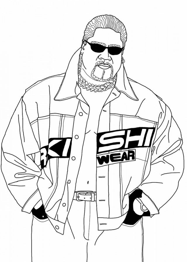 Coloring Pages Wrestling 91