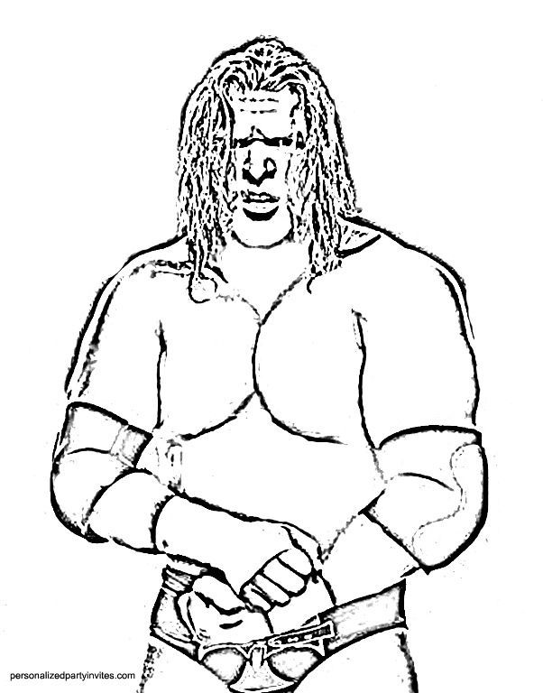 Coloring Pages Wrestling 92