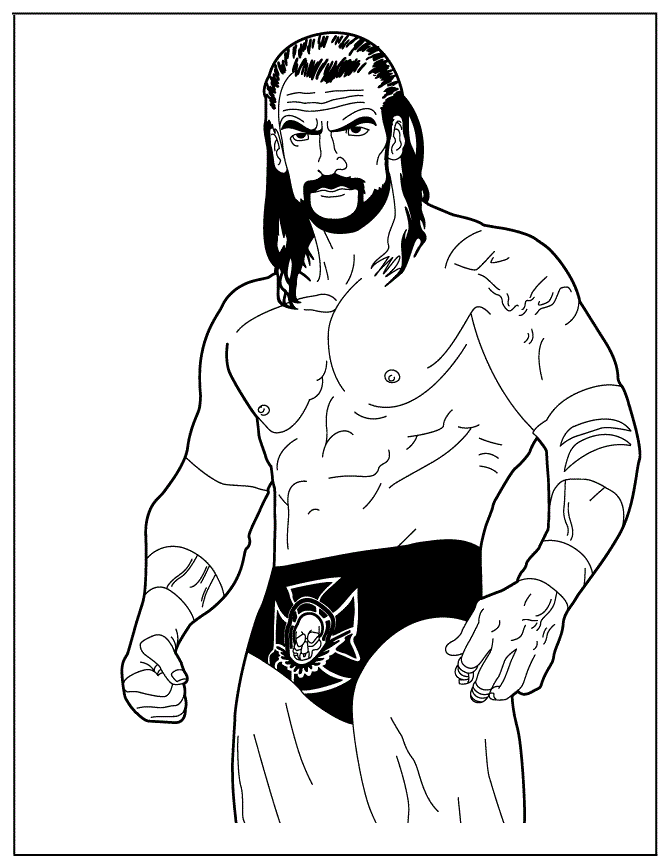 Coloring Pages Wrestling 93