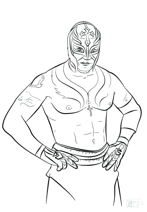 Coloring Pages Wrestling 98