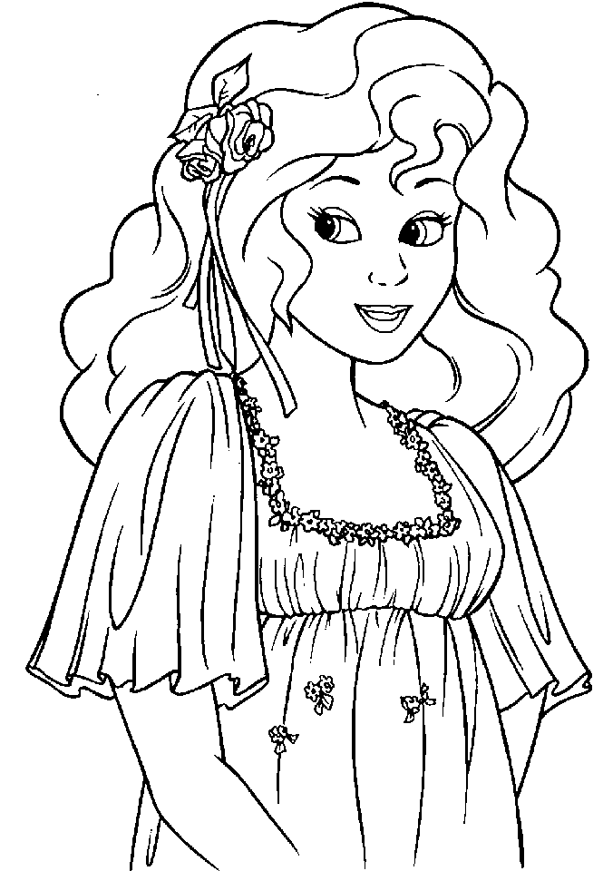 Coloring Princess Pages 10