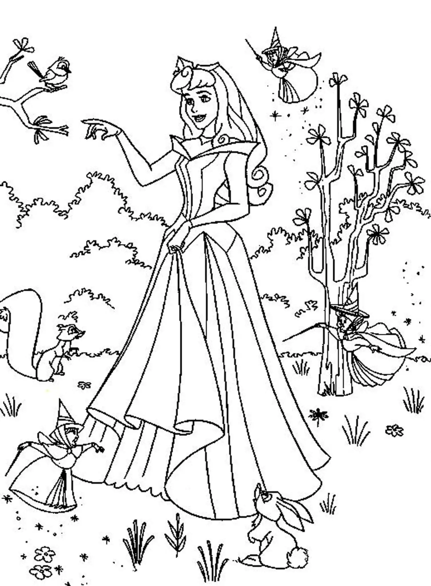 Coloring Princess Pages 16