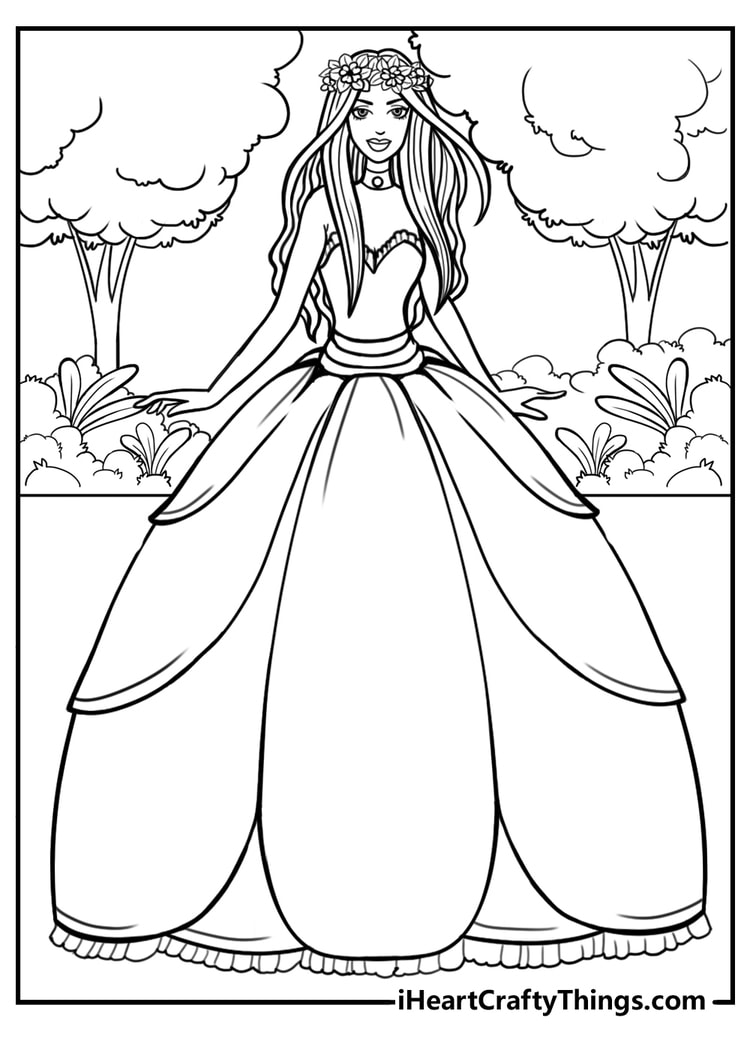 Coloring Princess Pages 18