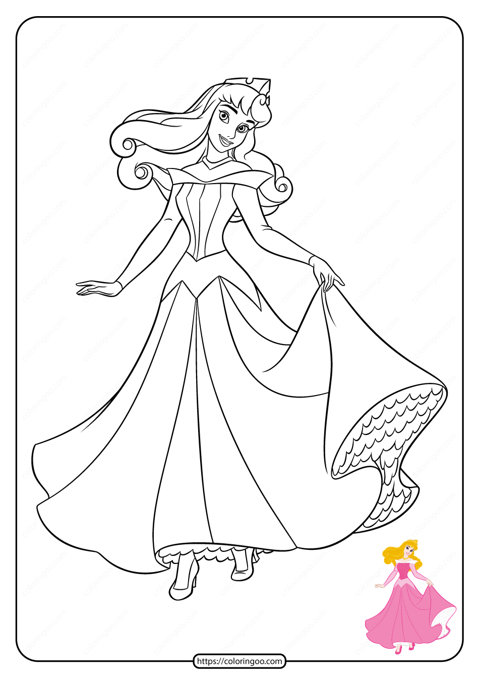 Coloring Princess Pages 44