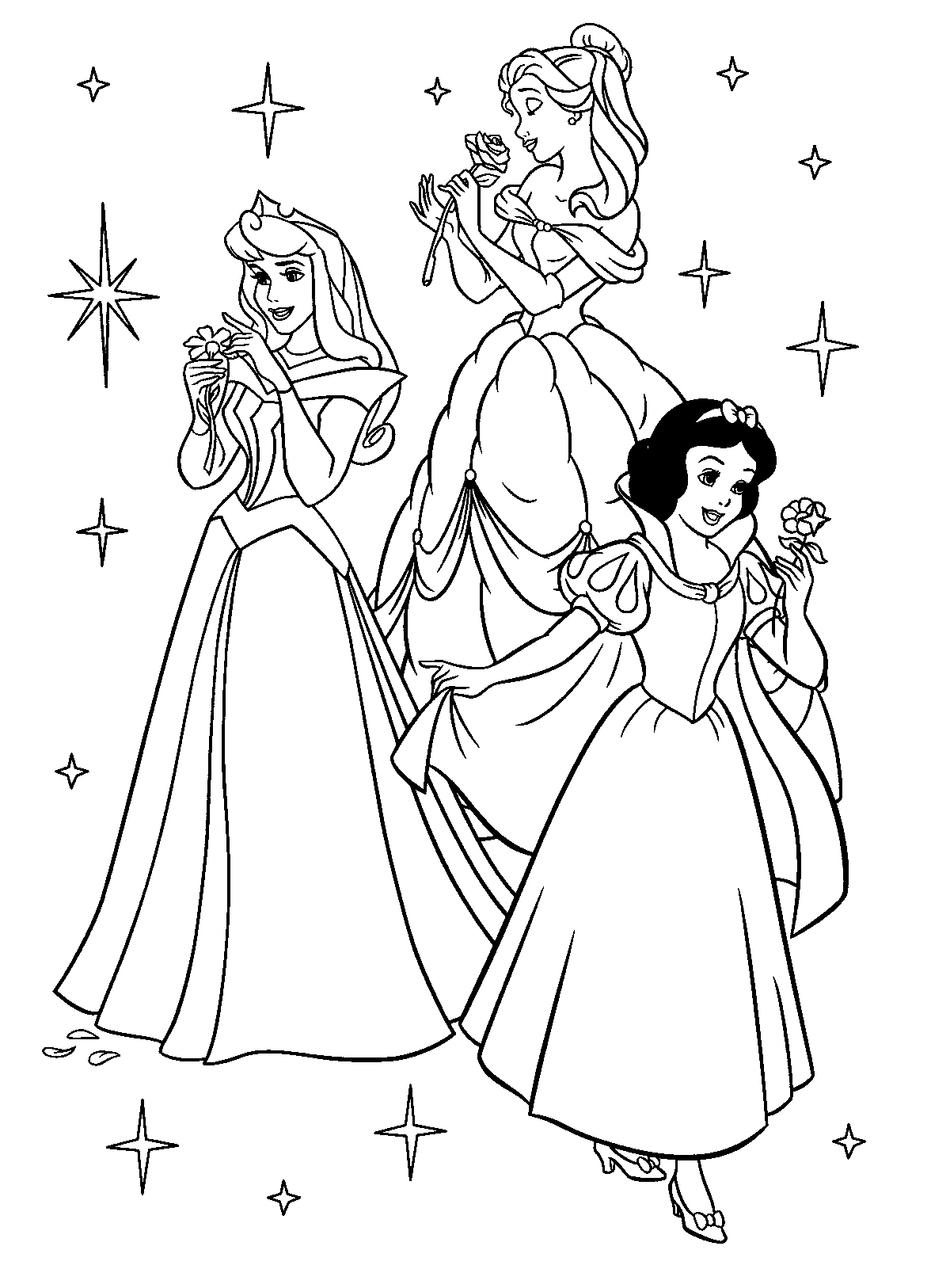 Coloring Princess Pages 47