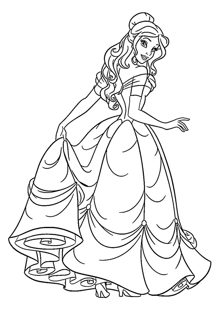 Coloring Princess Pages 5