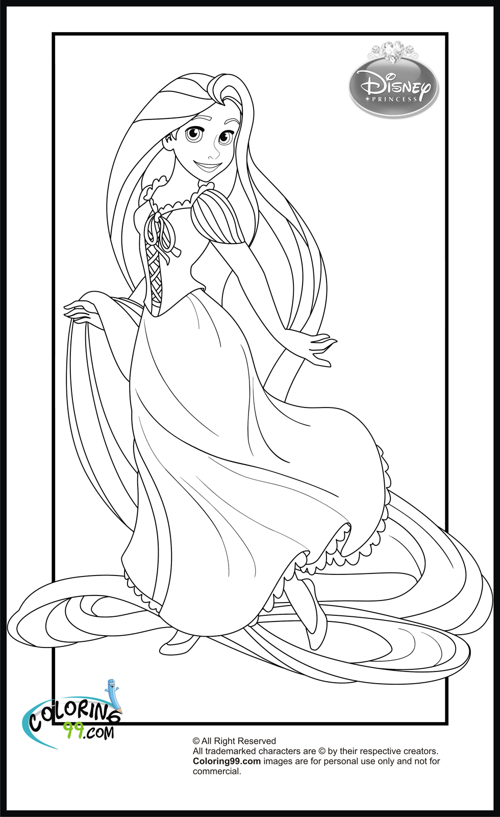 Coloring Princess Pages 57