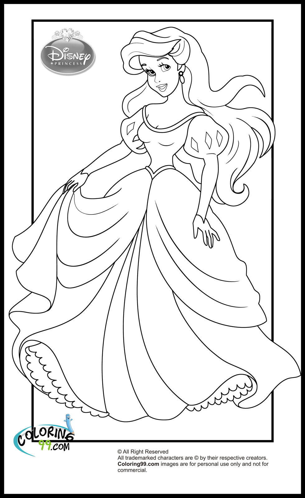 Coloring Princess Pages 87