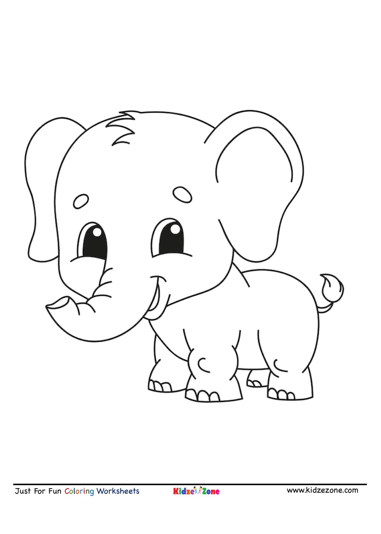 Elephant For Coloring 38