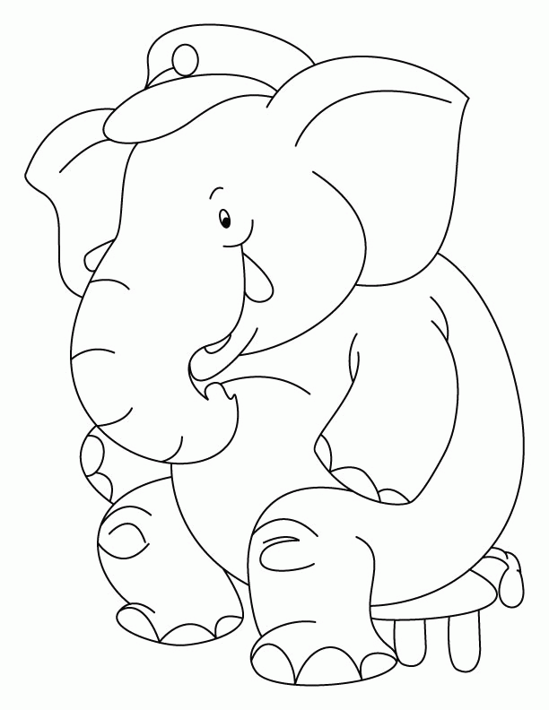 Elephant For Coloring 94