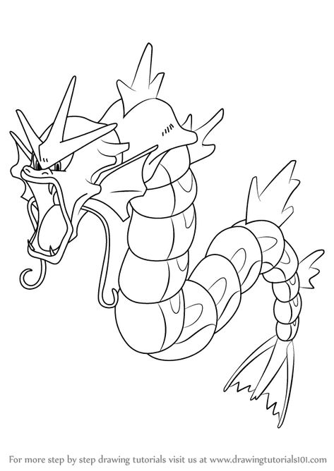 Gyarados Coloring Page 30