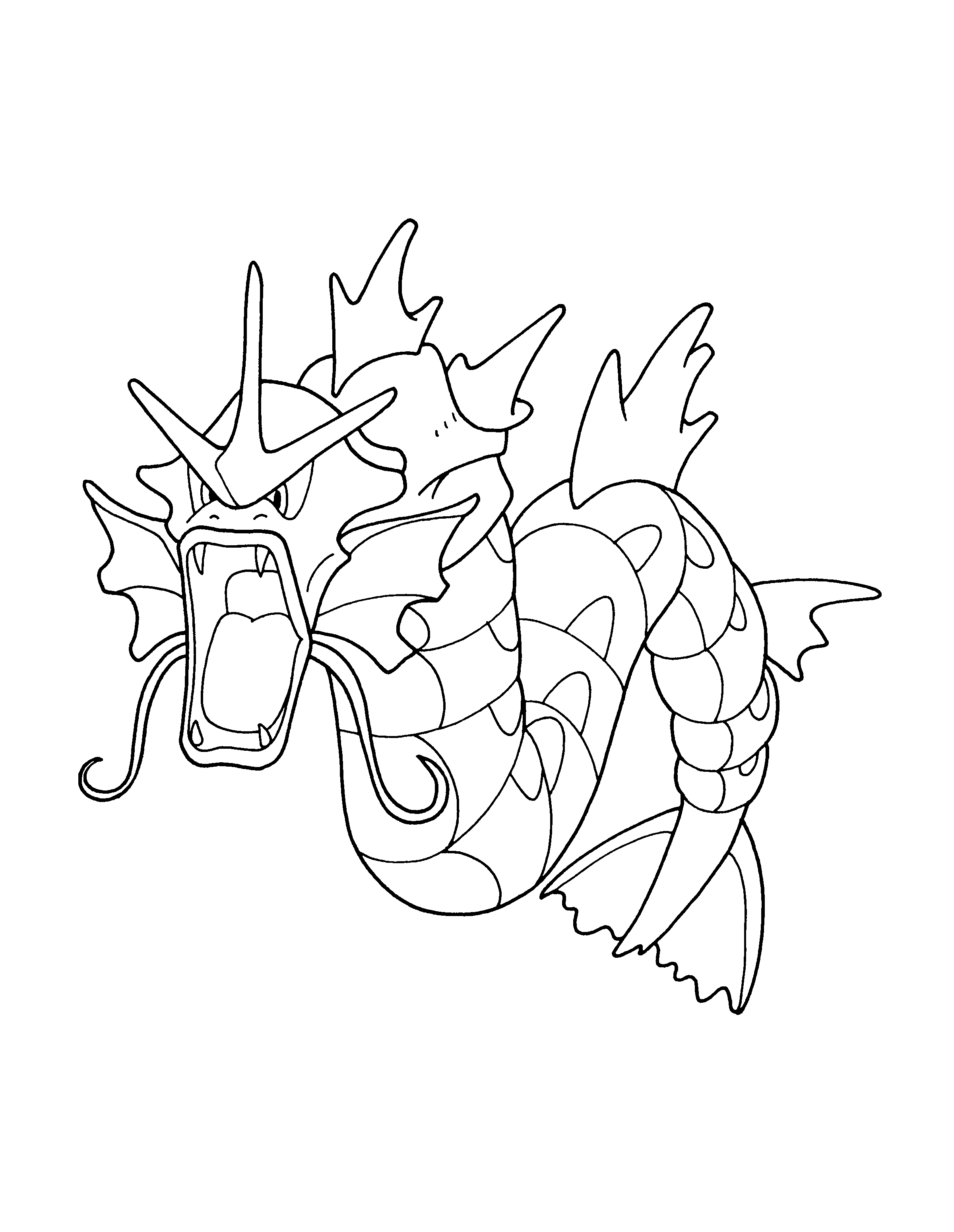 Gyarados Coloring Page 36