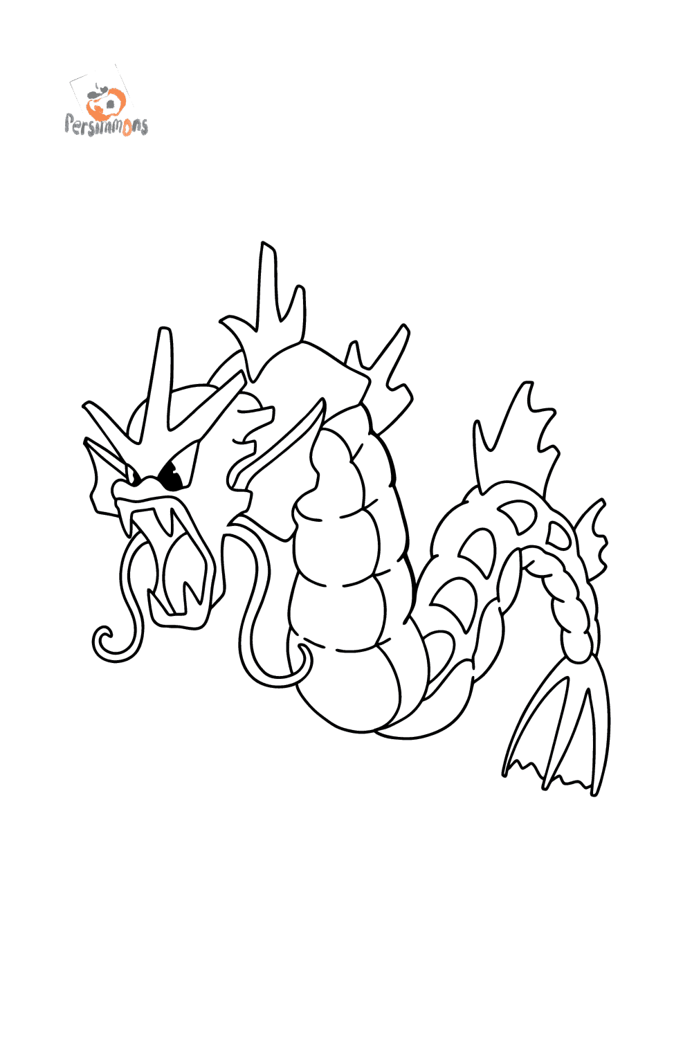 Gyarados Coloring Page 38