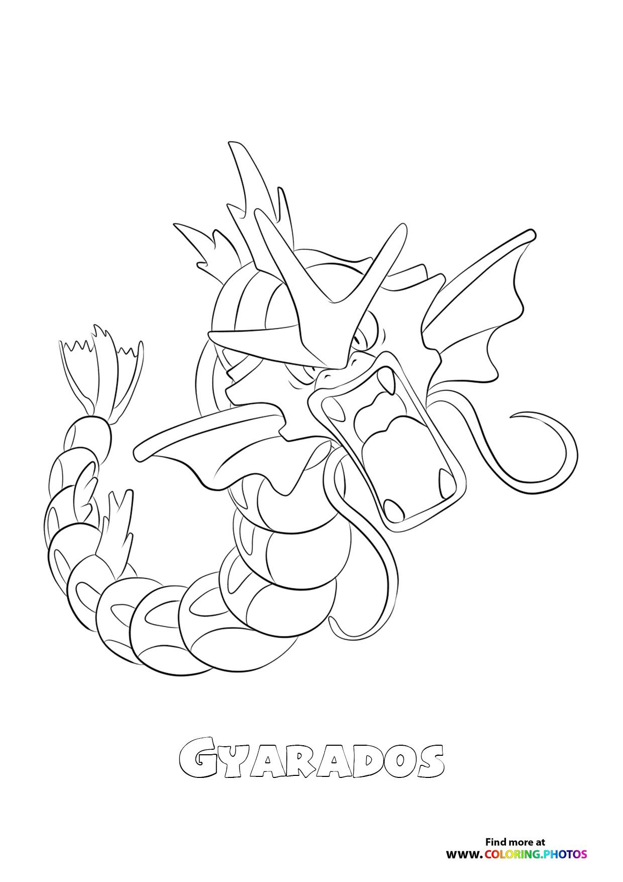 Gyarados Coloring Page 40