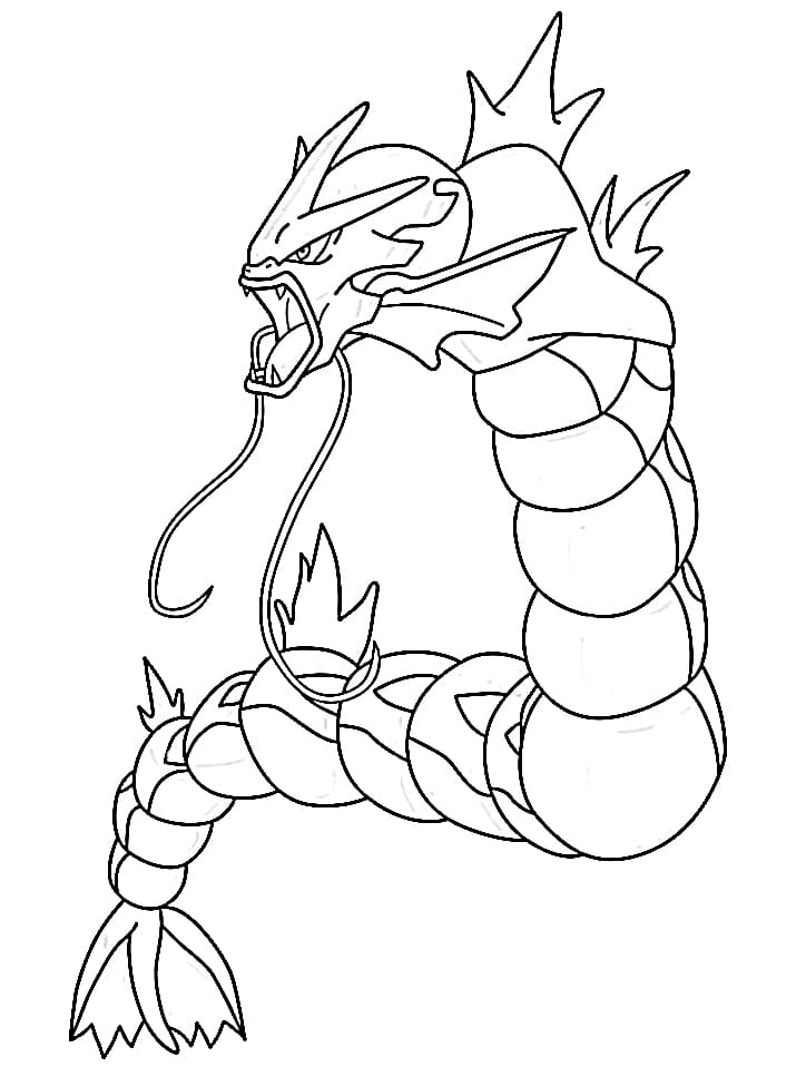 Gyarados Coloring Page 51