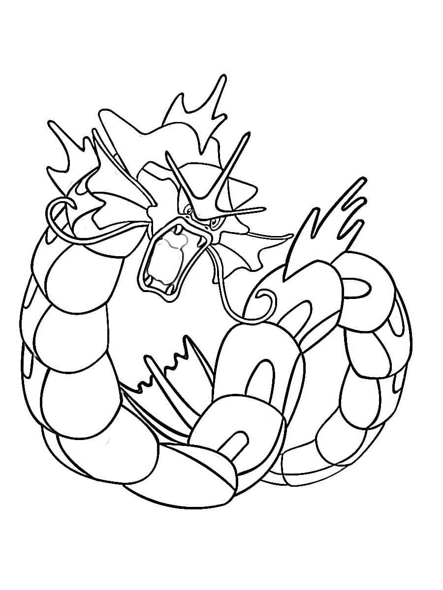 Gyarados Coloring Page 52