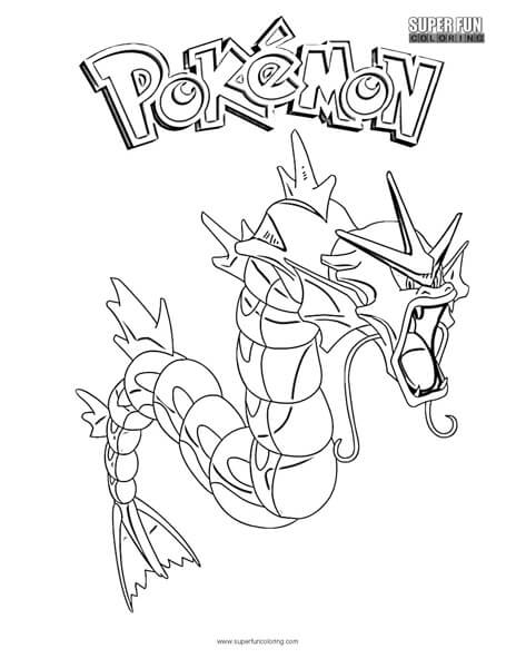 Gyarados Coloring Page 55