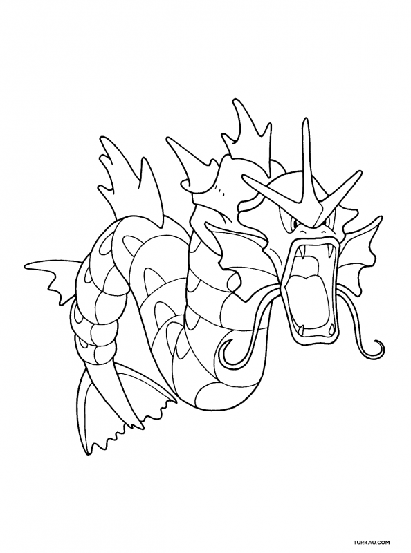 Gyarados Coloring Page 63