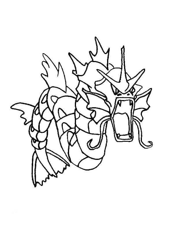 Gyarados Coloring Page 64