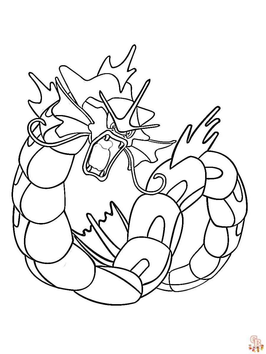 Gyarados Coloring Page 74