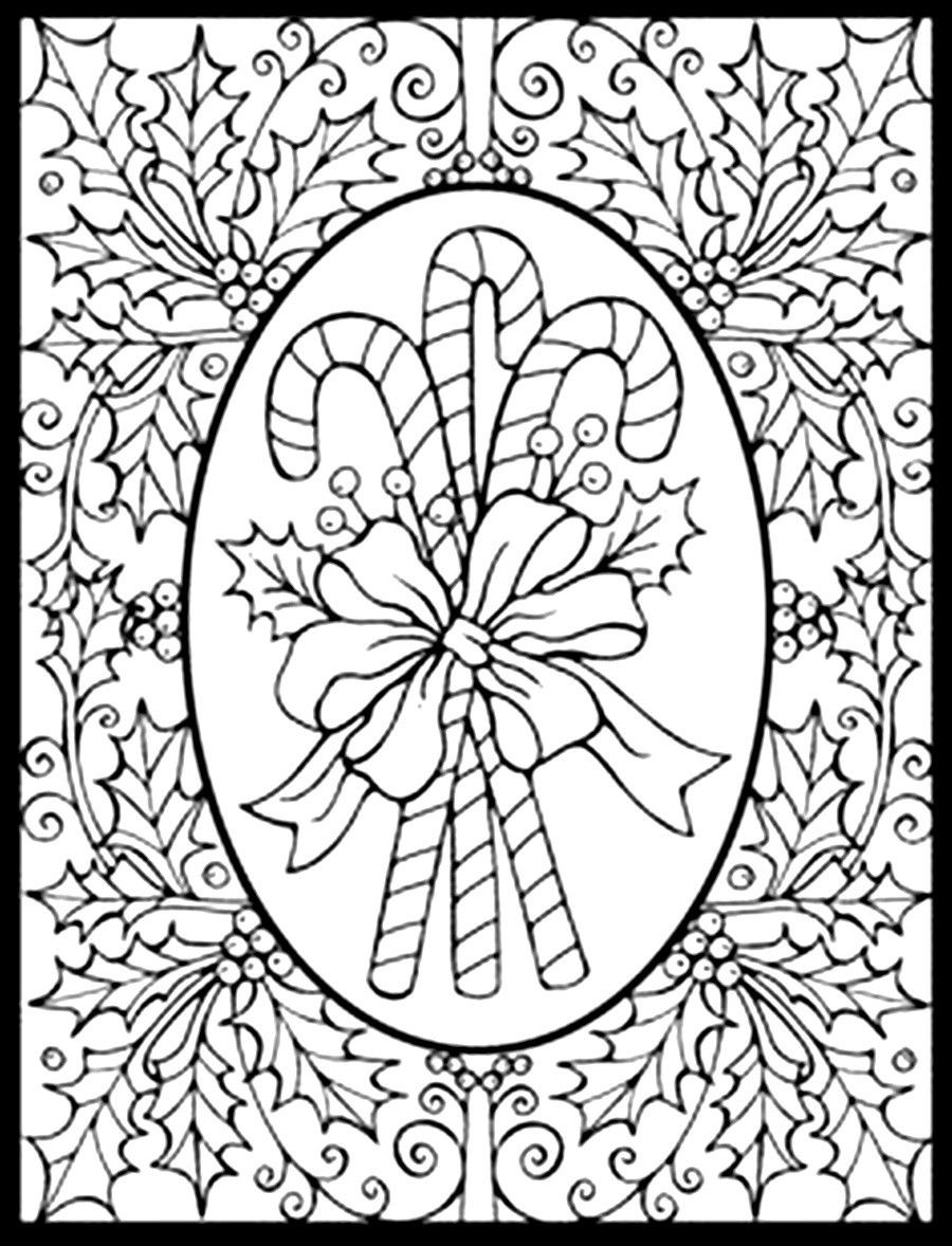 Printable Coloring Christmas Pages 33