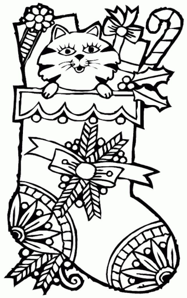 Printable Coloring Christmas Pages 38