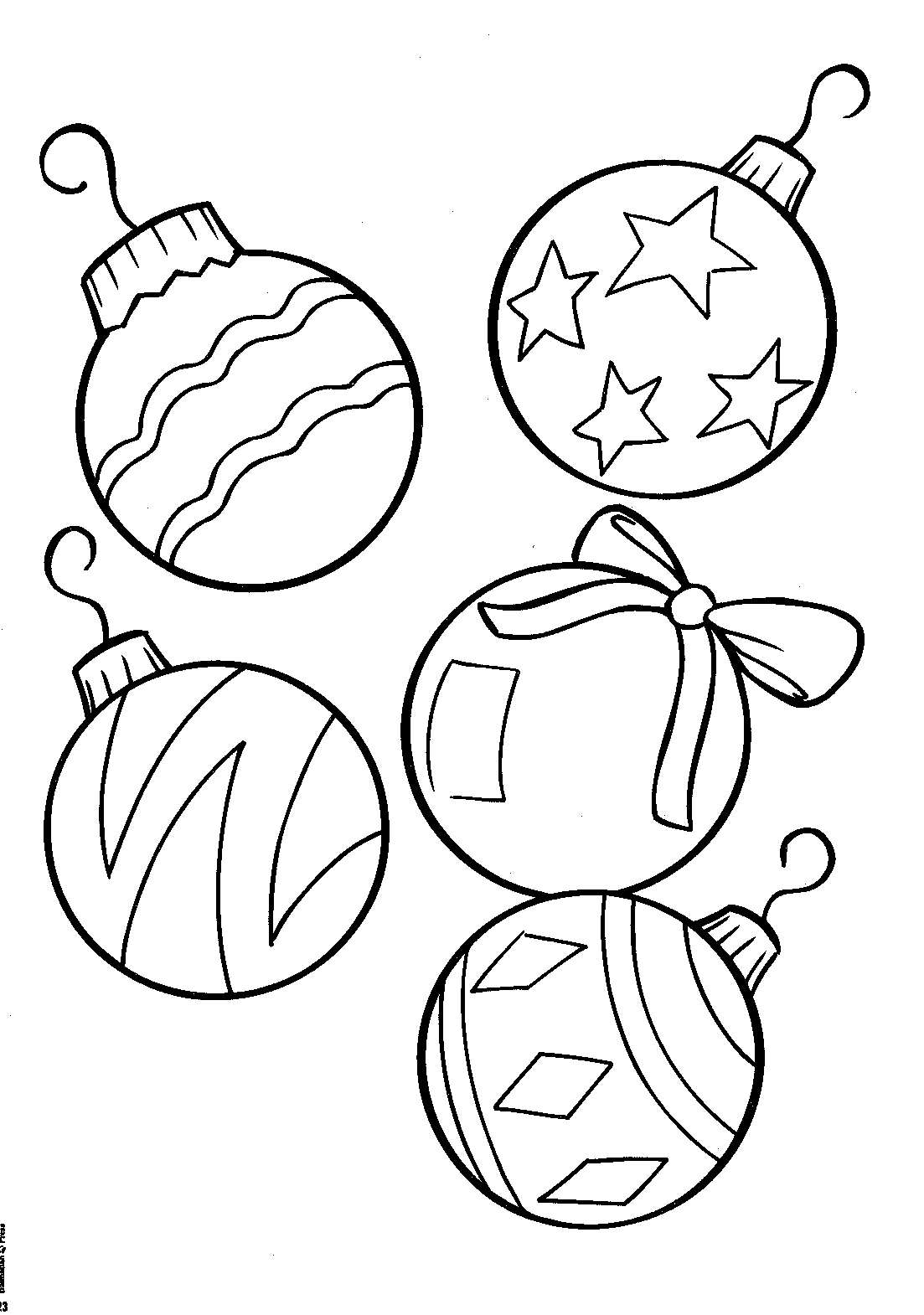 Printable Coloring Christmas Pages 63