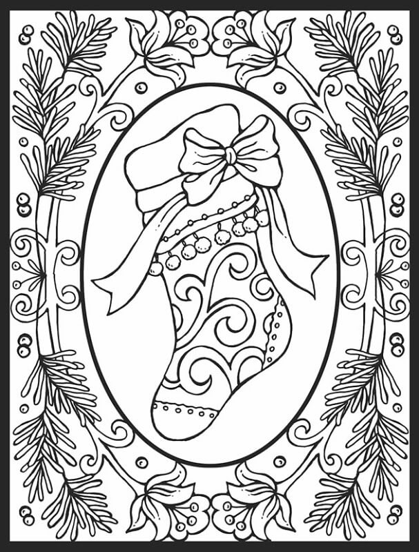 Printable Coloring Christmas Pages 67