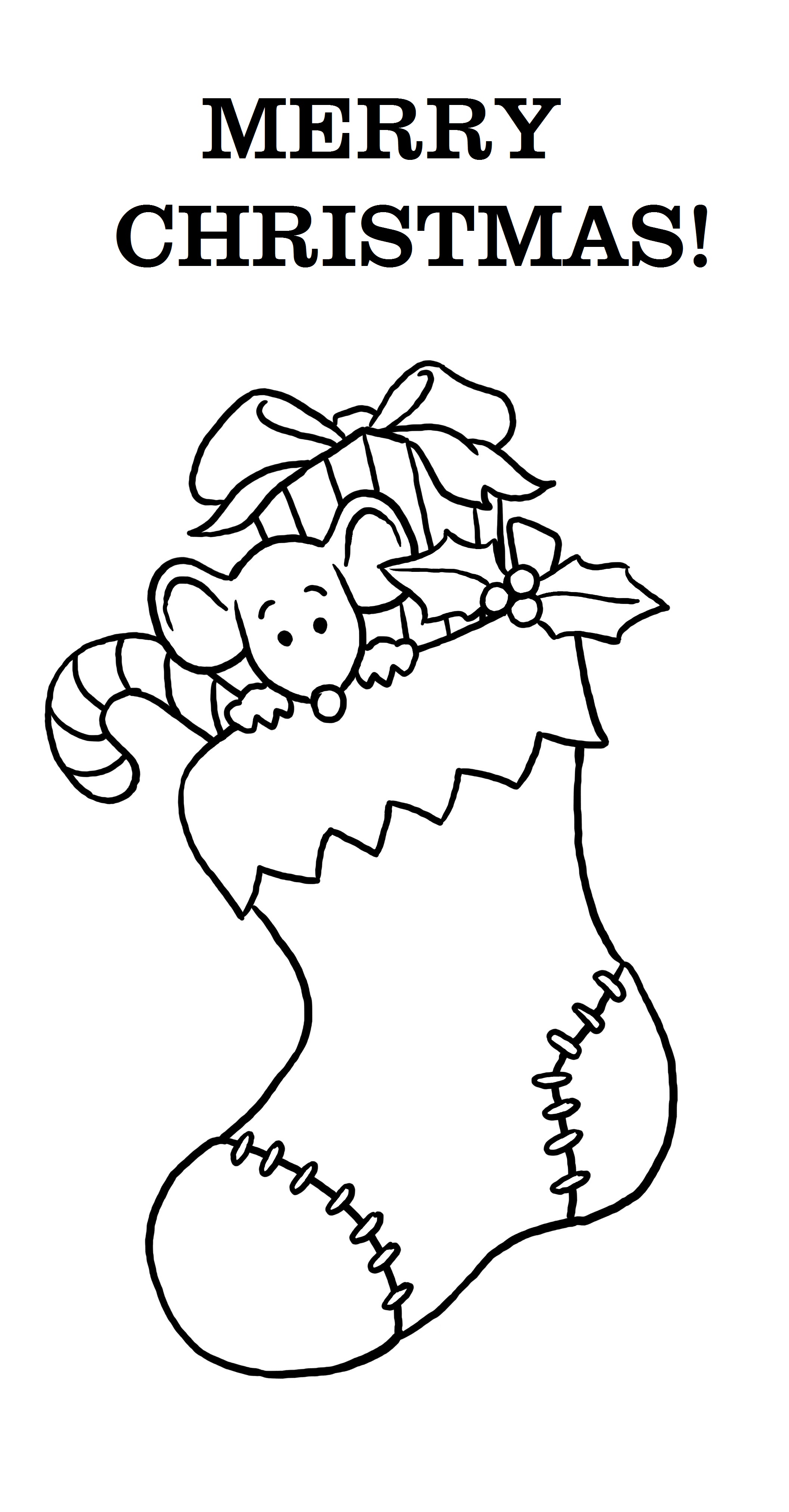 Printable Coloring Christmas Pages 69