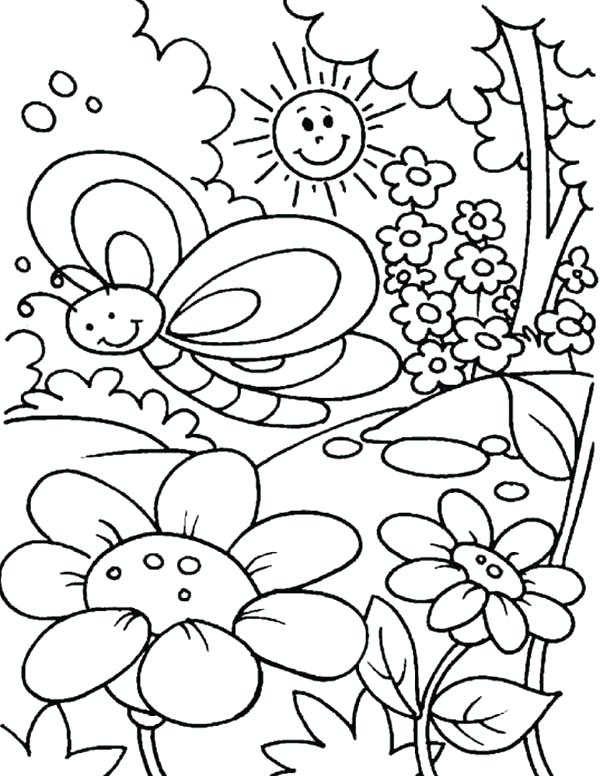 Springtime Coloring Pages 12