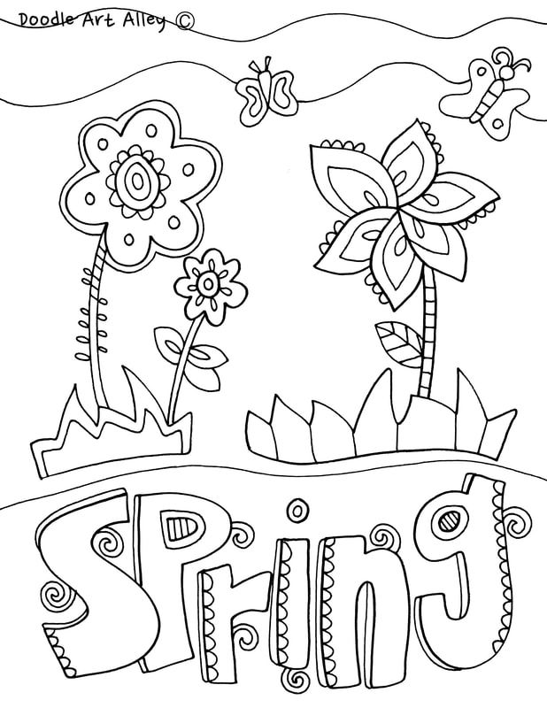 Springtime Coloring Pages 15