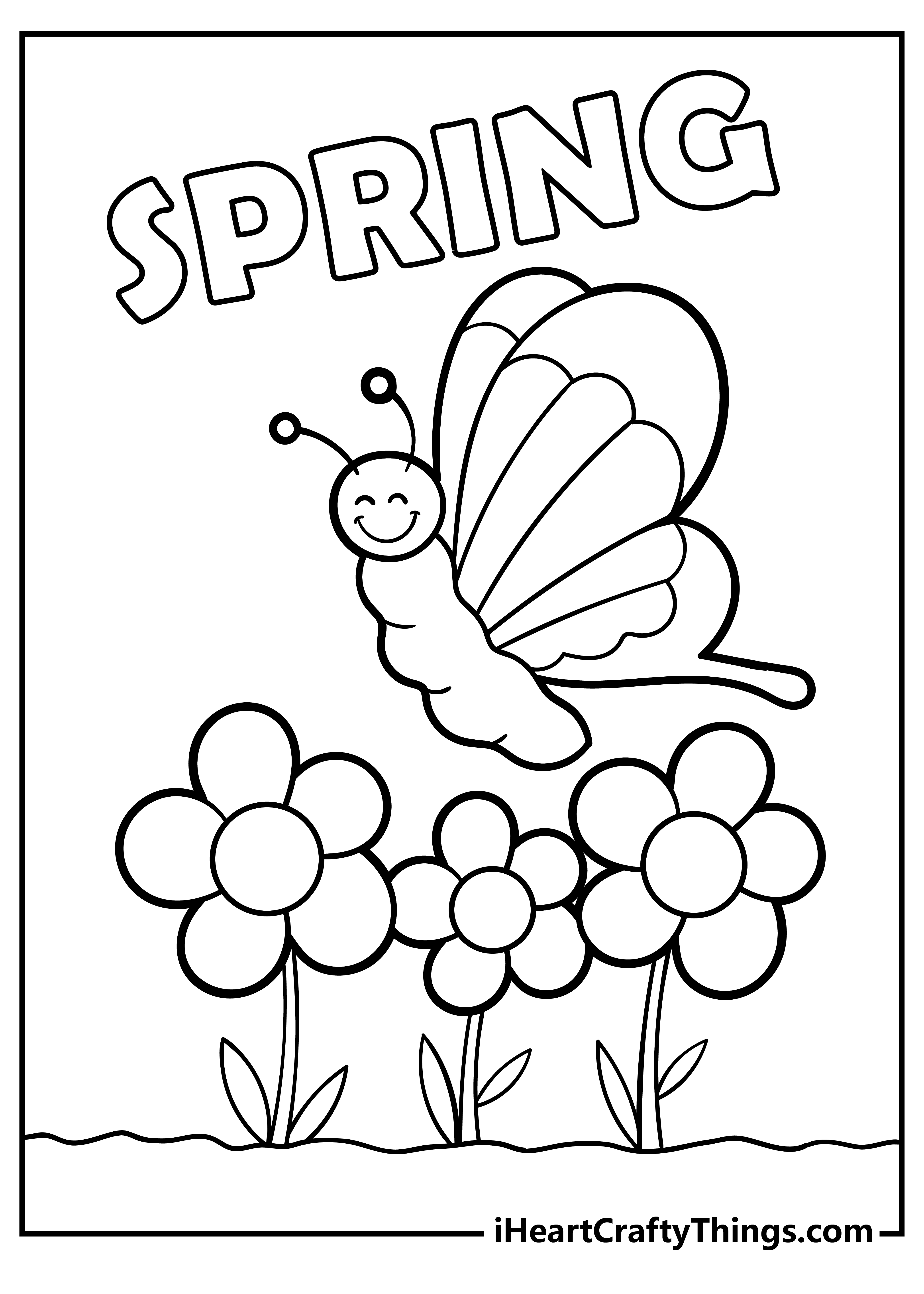 Springtime Coloring Pages 41