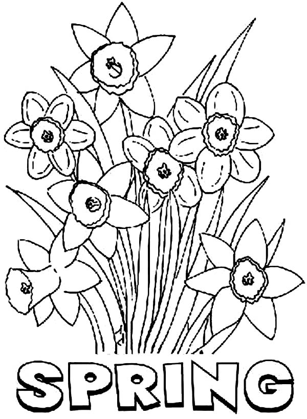 Springtime Coloring Pages 42