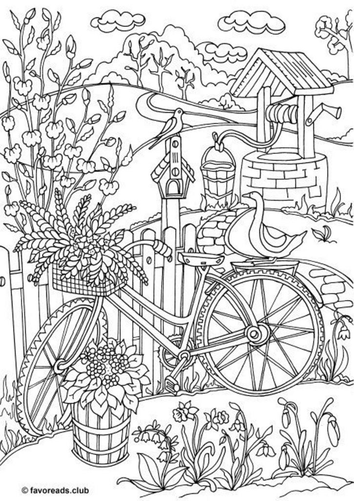 Springtime Coloring Pages 44