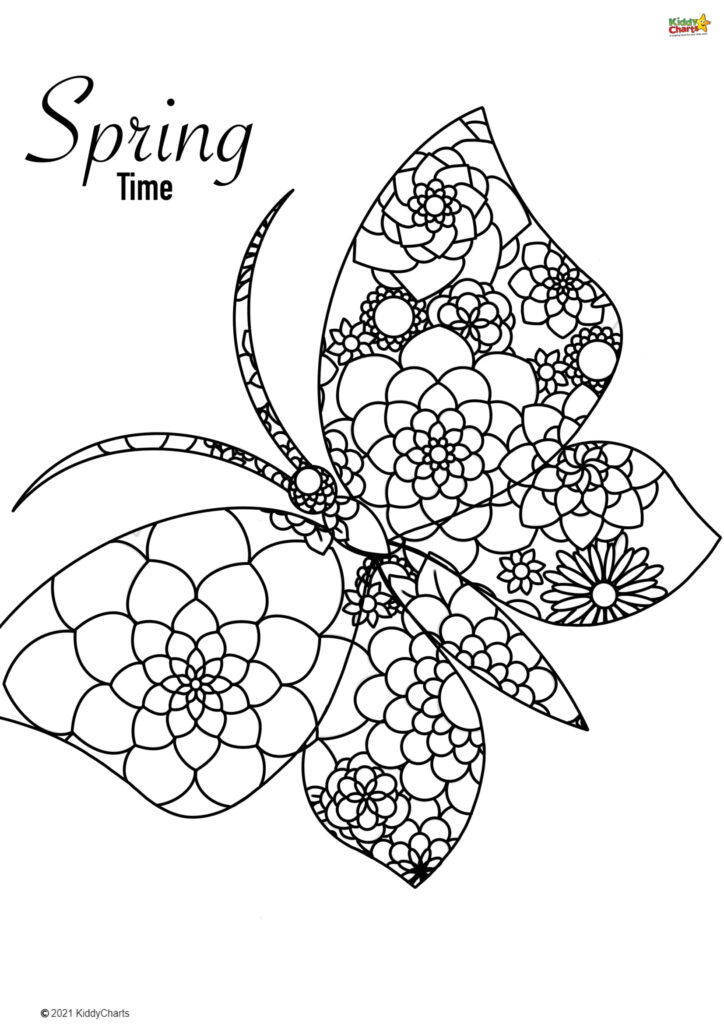 Springtime Coloring Pages 46