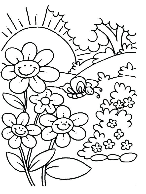 Springtime Coloring Pages 47