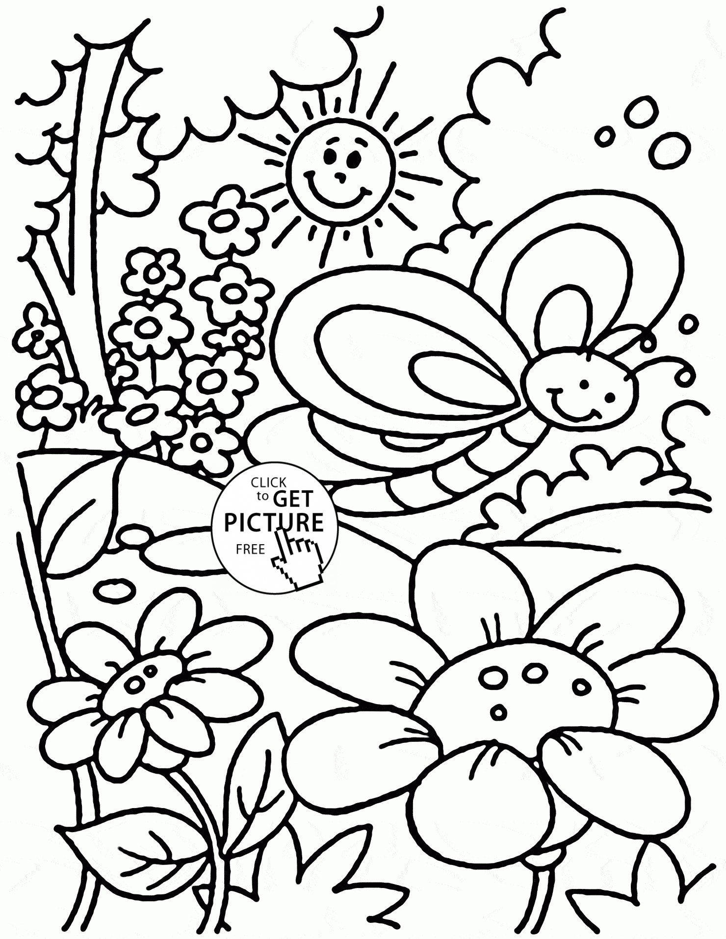 Springtime Coloring Pages 49