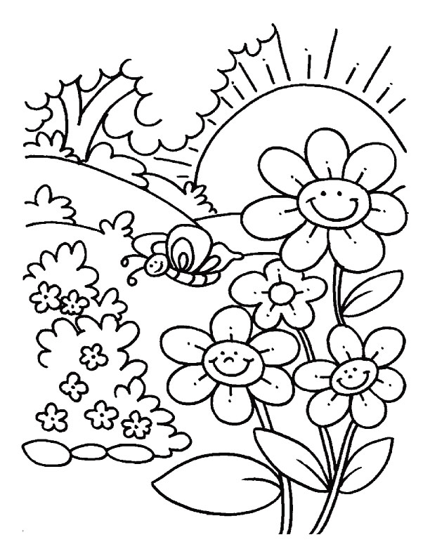 Springtime Coloring Pages 92