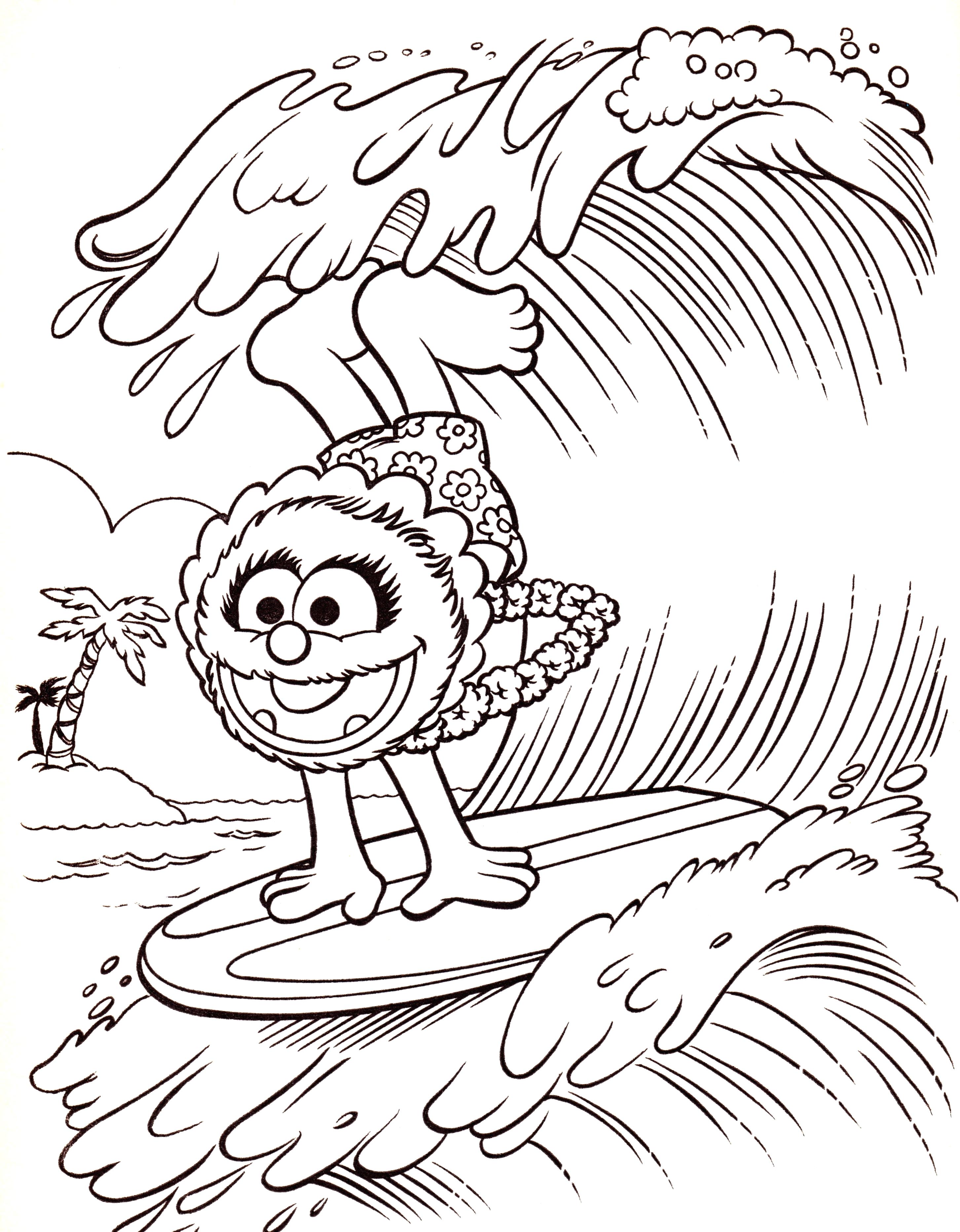 25 Coloring Pages Hawaii 5