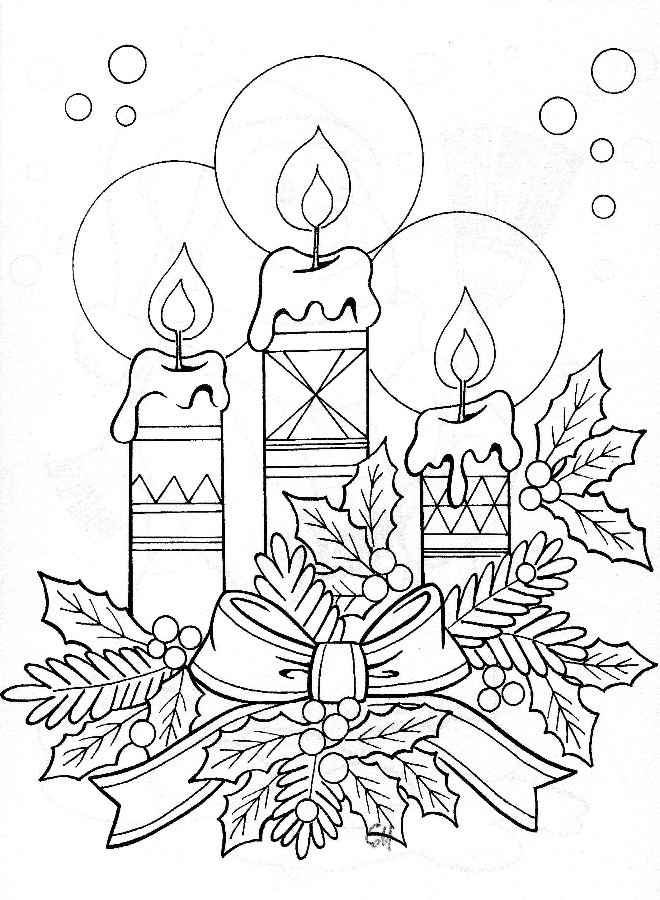 30 Candle Coloring Page 4