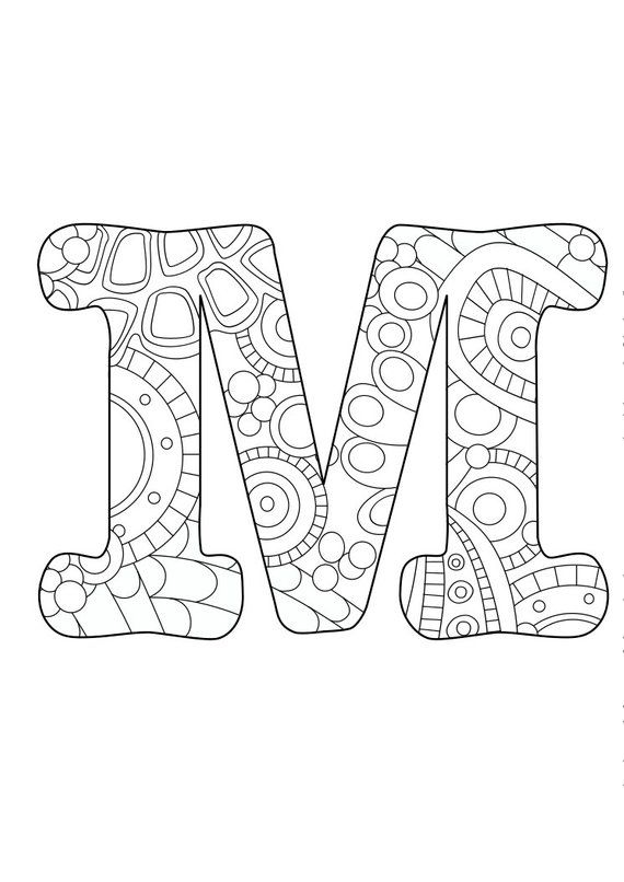 45 M Coloring Pages 2