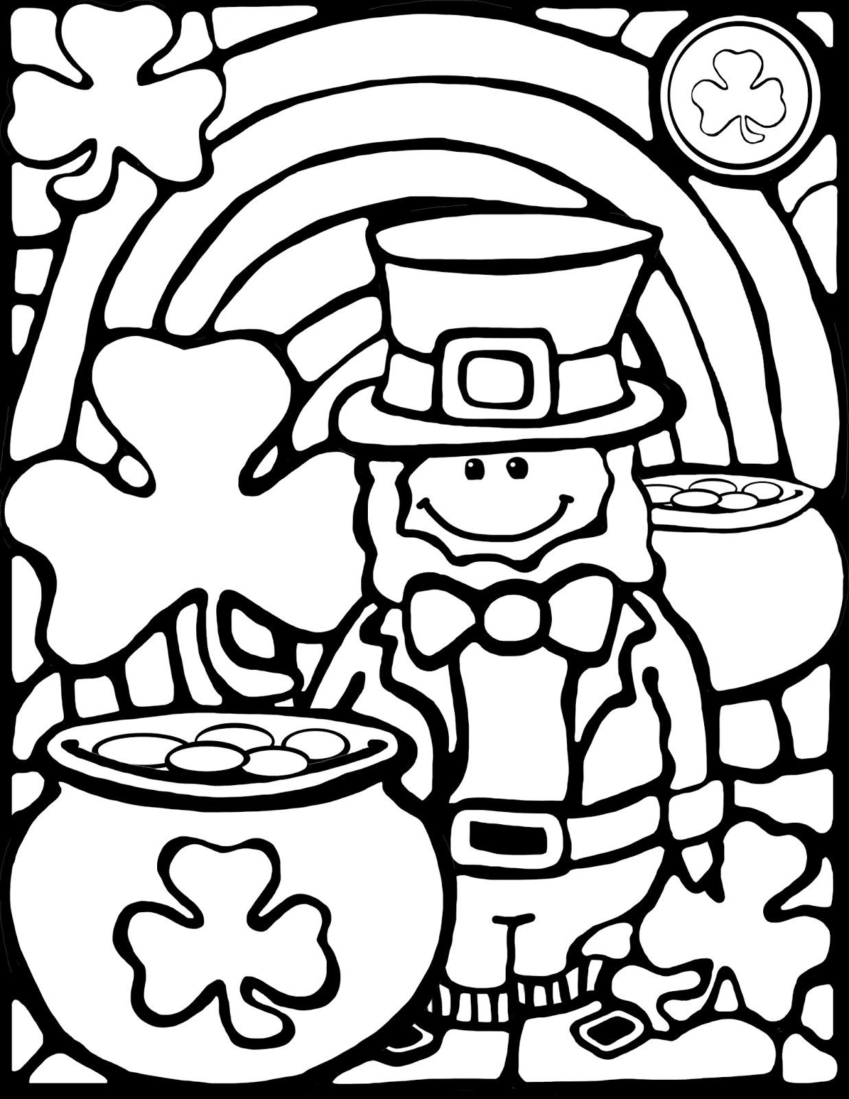 45 St Patrick Day Coloring Pages Free 1