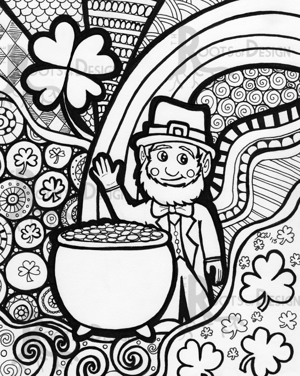 45 St Patrick Day Coloring Pages Free 13