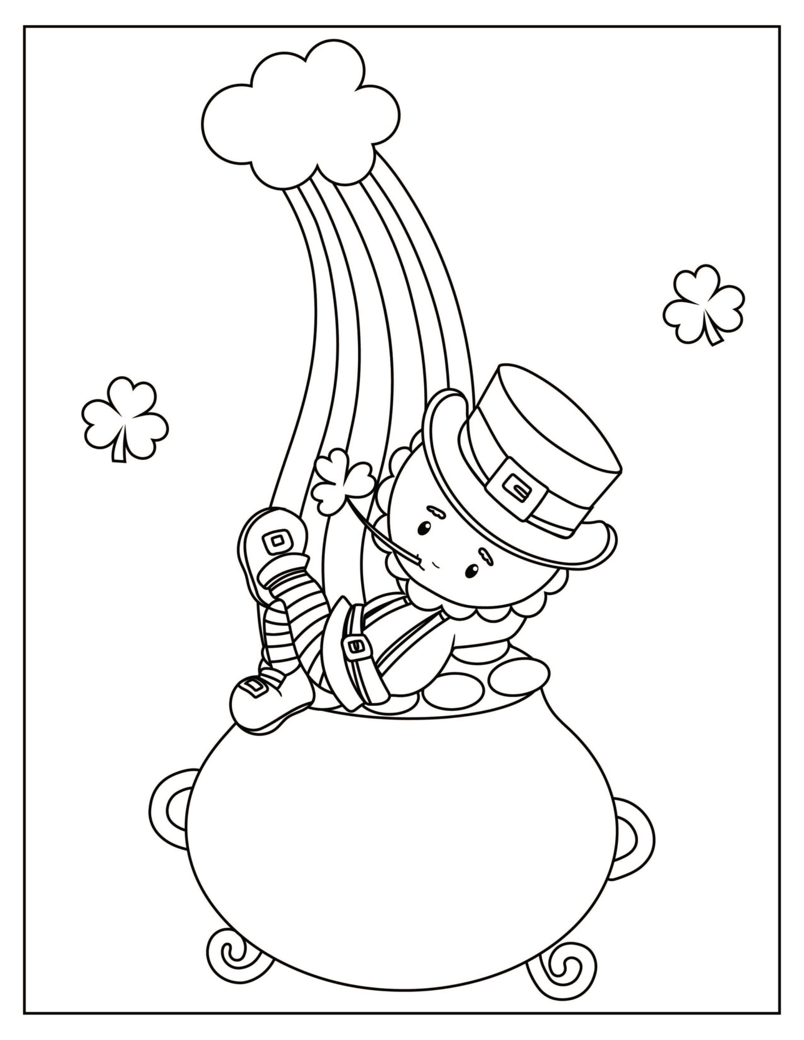 45 St Patrick Day Coloring Pages Free 16