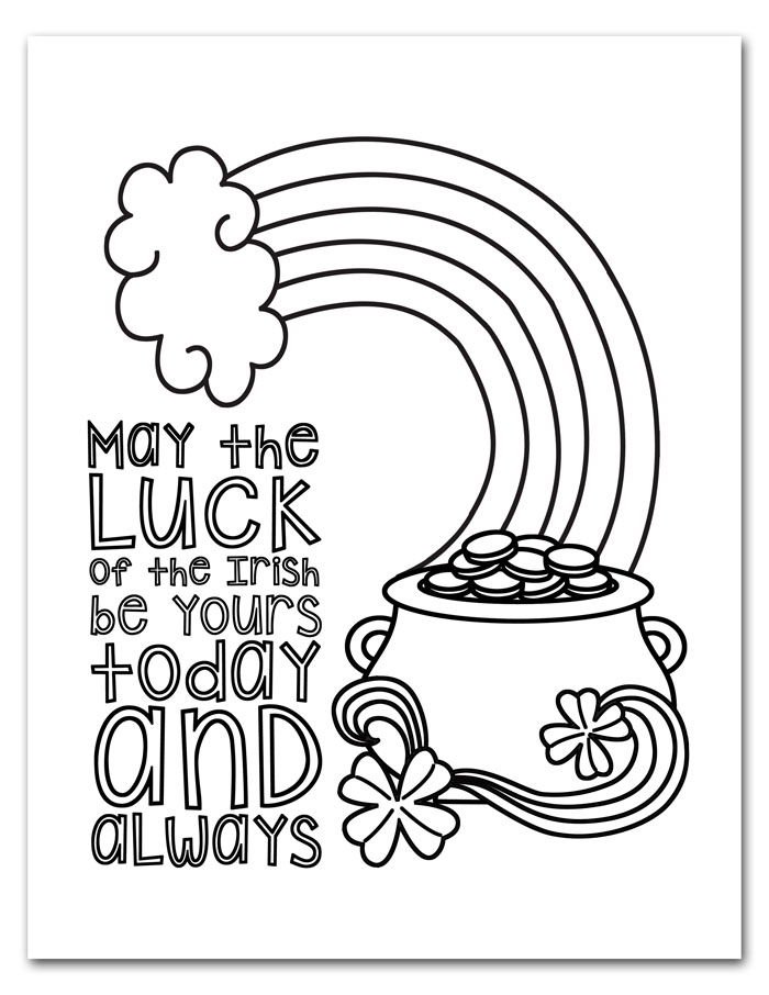 45 St Patrick Day Coloring Pages Free 21